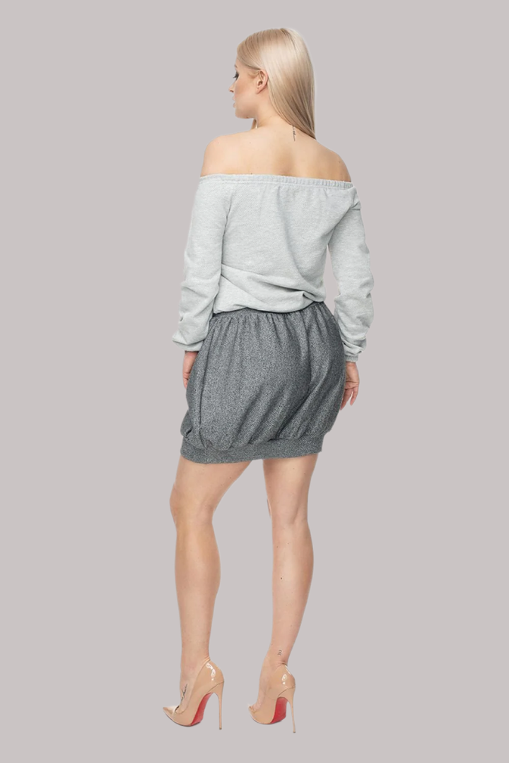 Carmen Blouse with Open Shoulders and Elastic Bands - Ludowika 