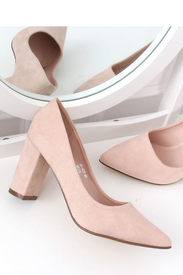 Women's Pumps with 9 cm Stiletto Heel and Classic Pointed Toe in Eco-Friendly Suede