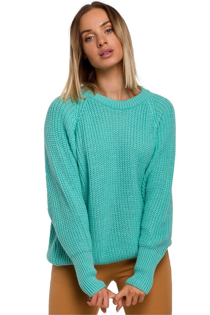 Timeless Ribbed Sweater with Wide Sleeves