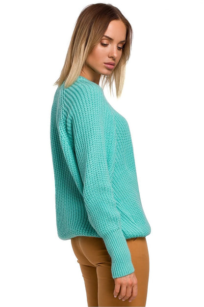 Timeless Ribbed Sweater with Wide Sleeves