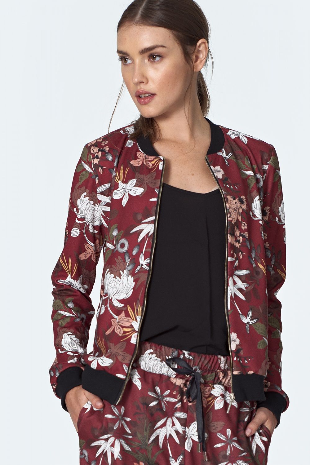 Houndstooth, Floral Elegance & Plaid Perfection Bomber Jackets