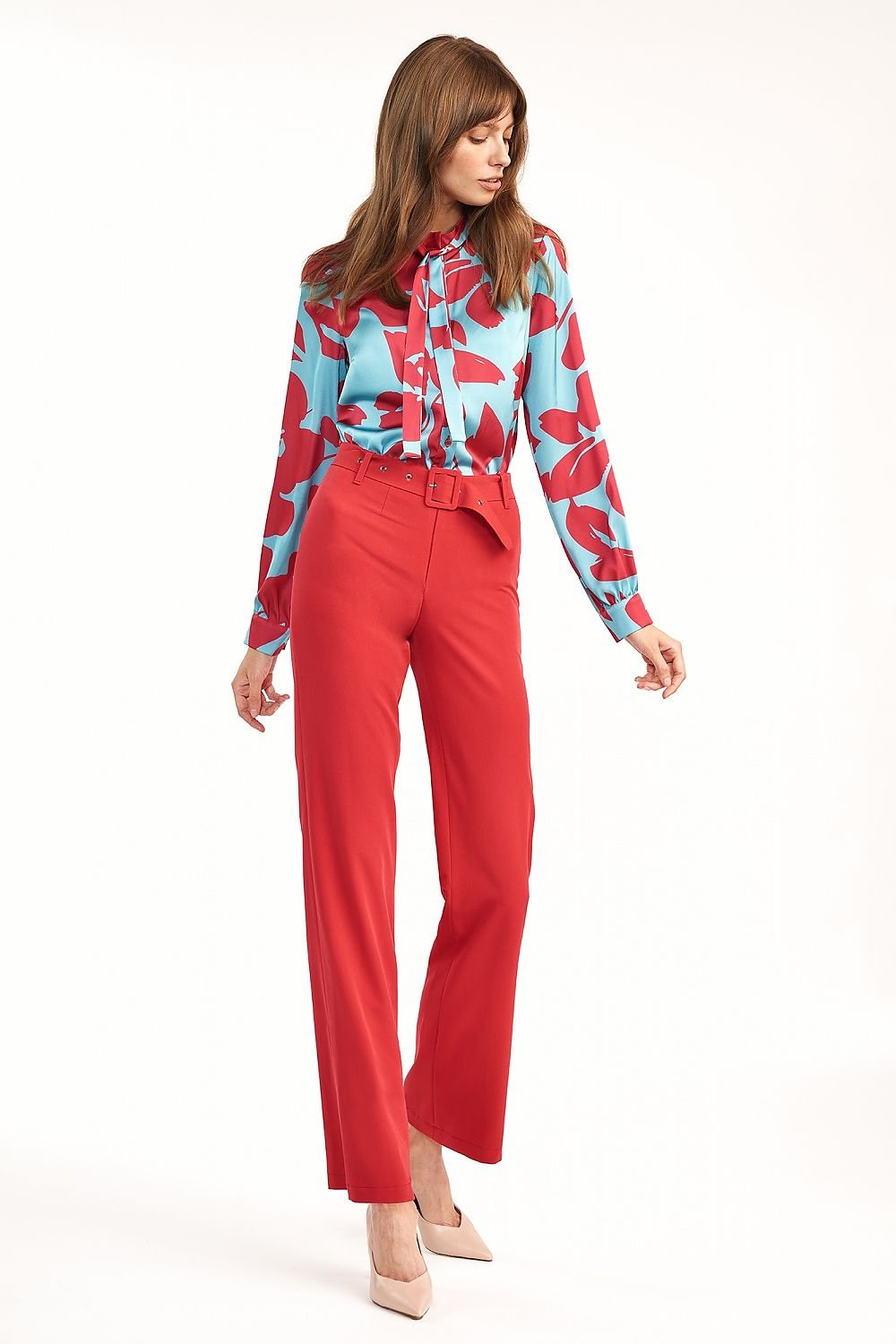 High-Waist Flared Trousers for Effortless Elegance