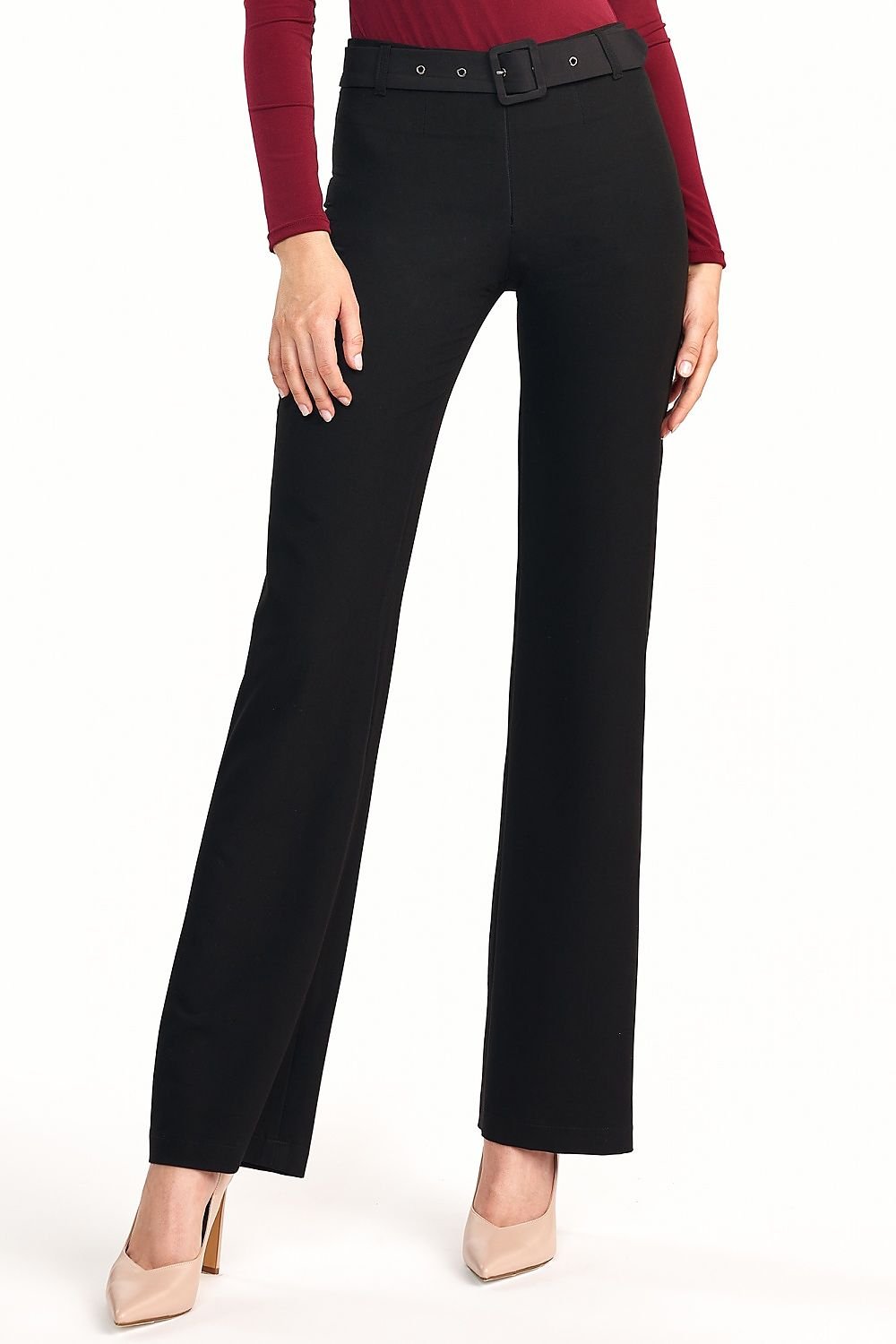 High-Waist Flared Trousers for Effortless Elegance