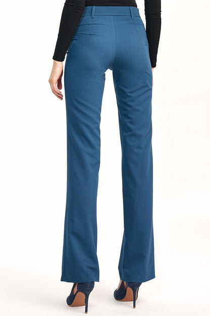 High-Waist Flared Trousers for Effortless Elegance