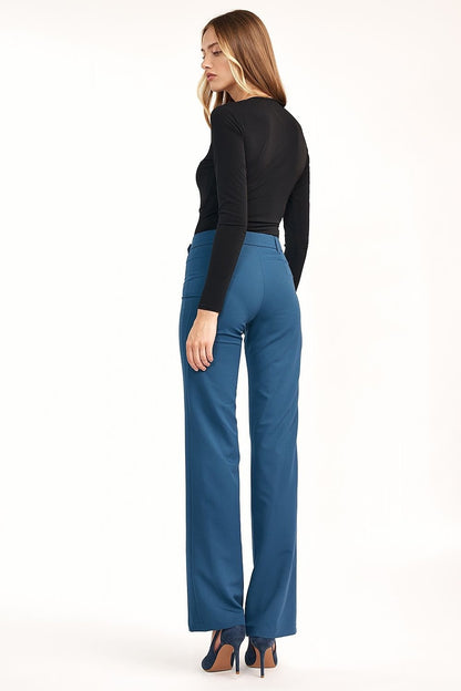 High-Waist Flared Trousers for Effortless Elegance