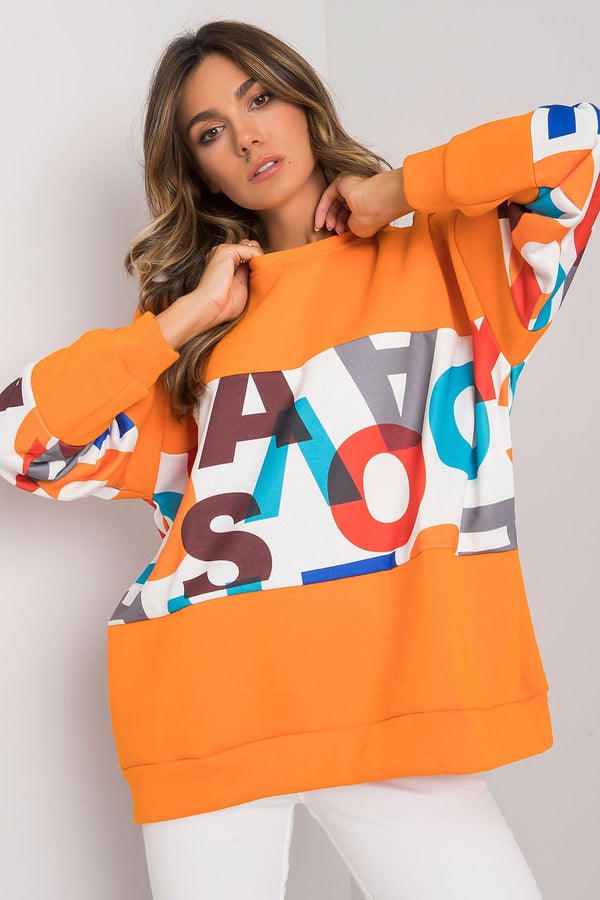Women's Sweatshirt with Letter Print