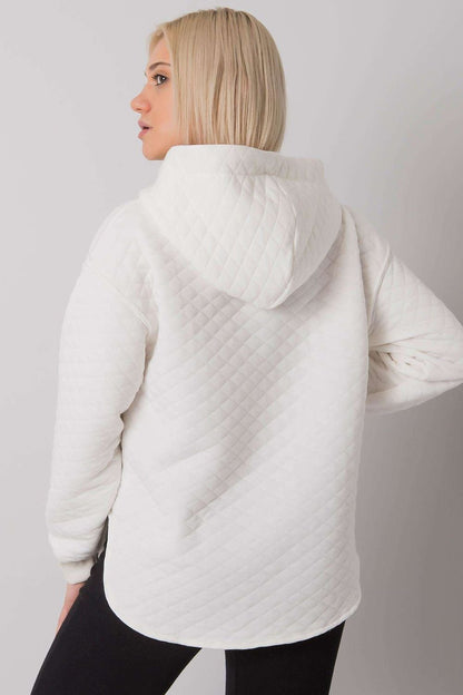 Quilted Zip-Up Hoodie with Front Slip Pockets