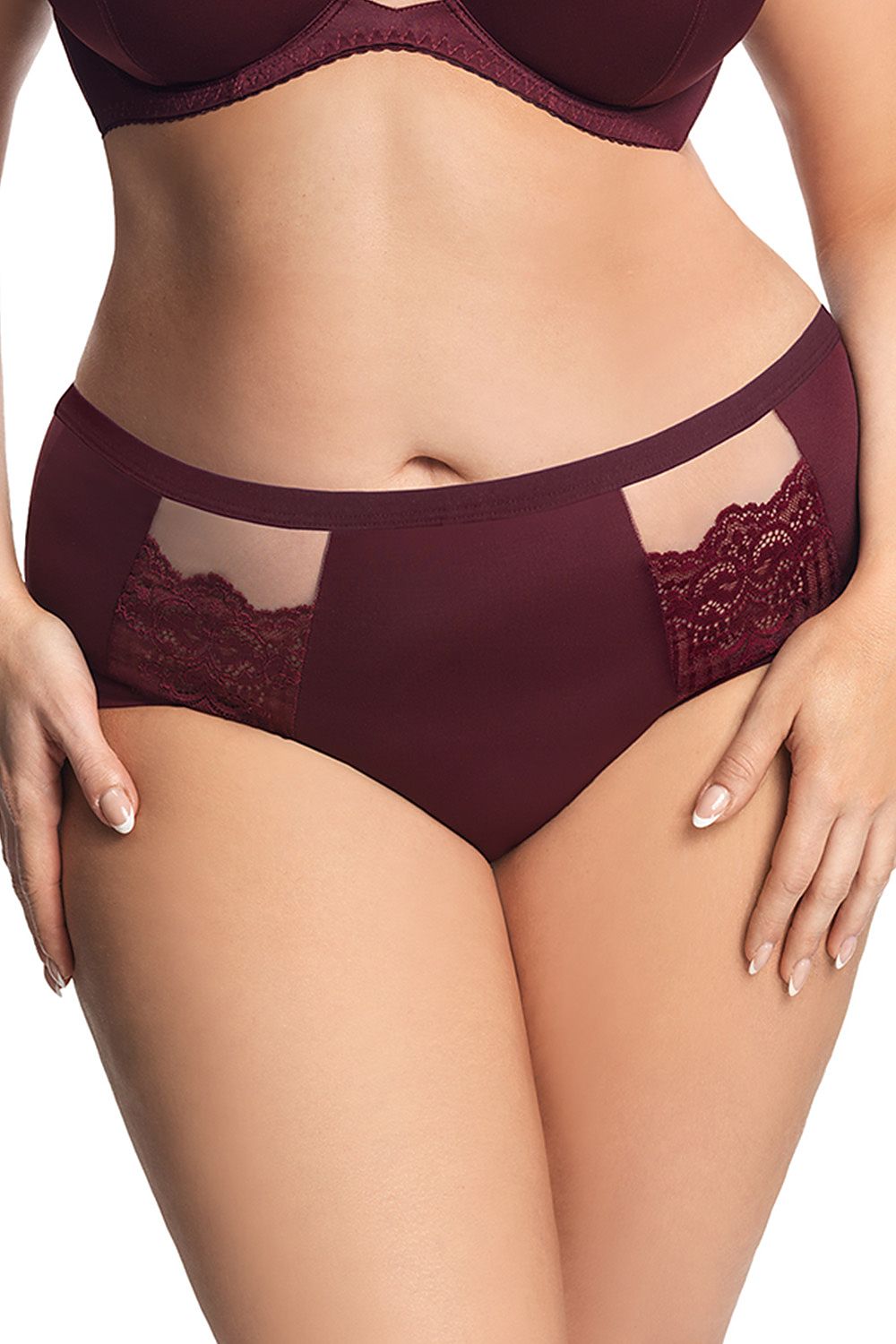 Burgundy Elegance Panties