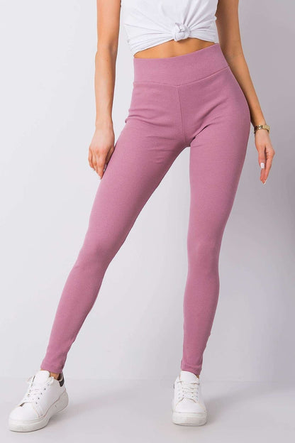 Legging côtelé taille haute