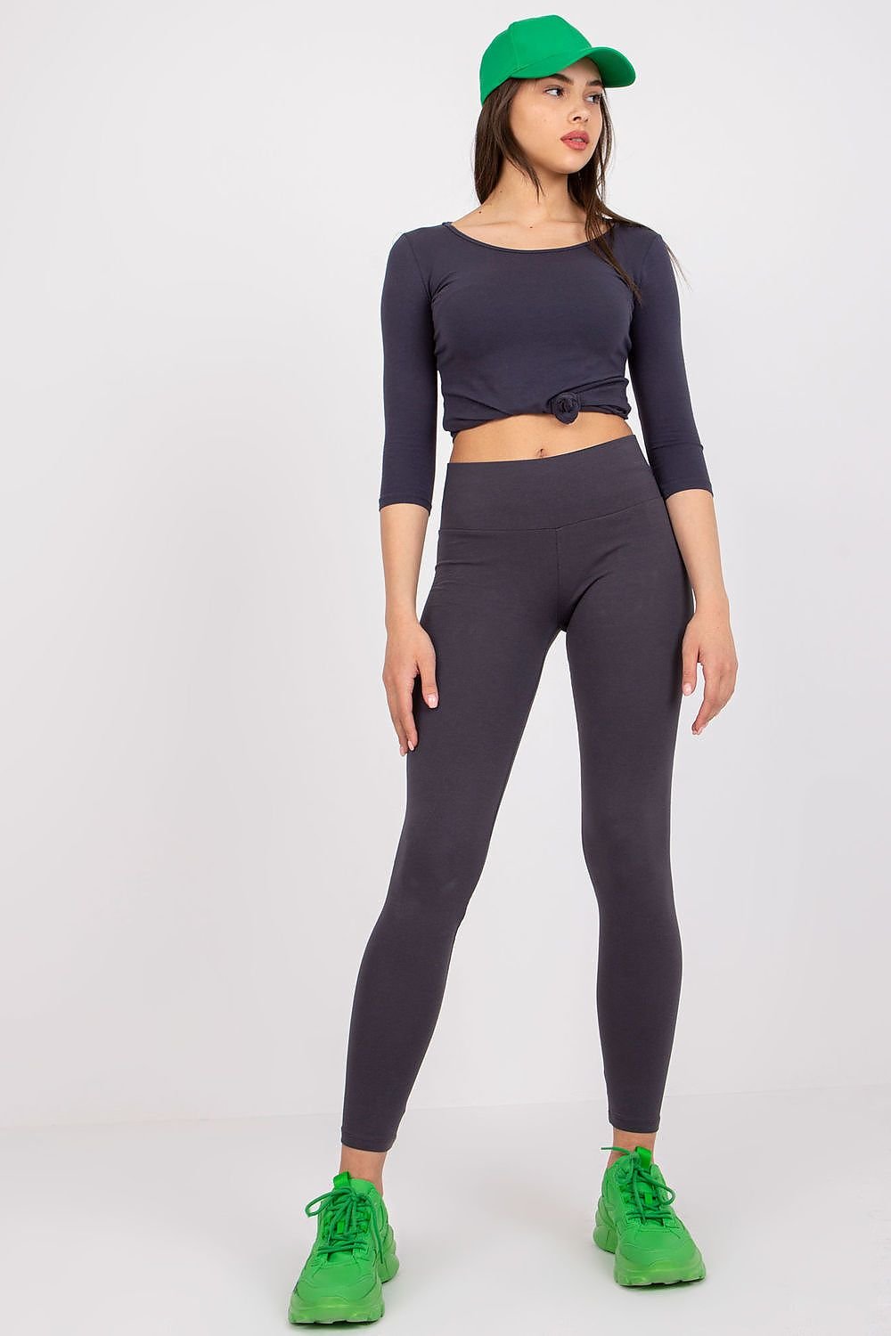 Sport-Leggings mit breitem Gummibund