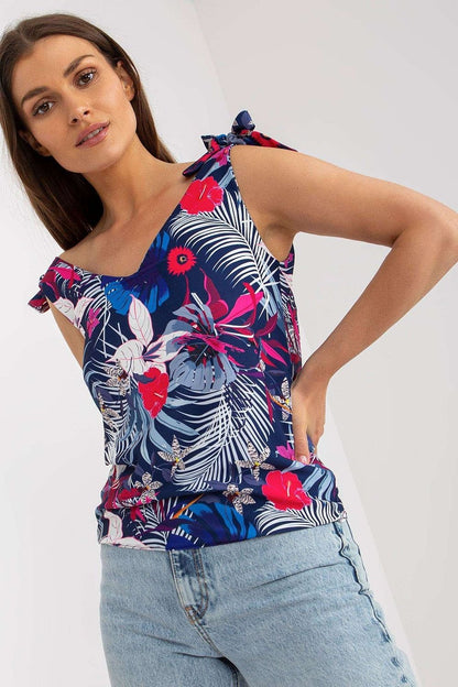 Tropical Breeze Tie-Strap Top