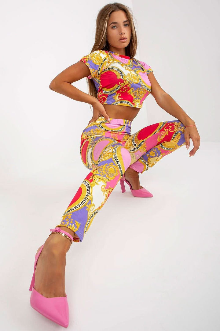 Summer Top & Leggings Set - Ludowika 