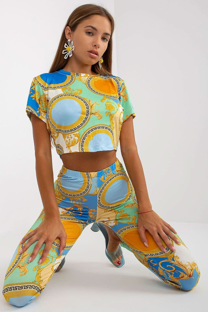 Summer Top & Leggings Set - Ludowika 