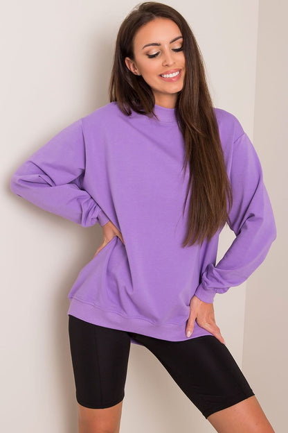 A women's cotton sweatshirt with long sleeves and a stand-up collar, crafted from high-quality, breathable material for exceptional comfort. Ideal for pairing with tight pants or skirts for a stylish and versatile look.






