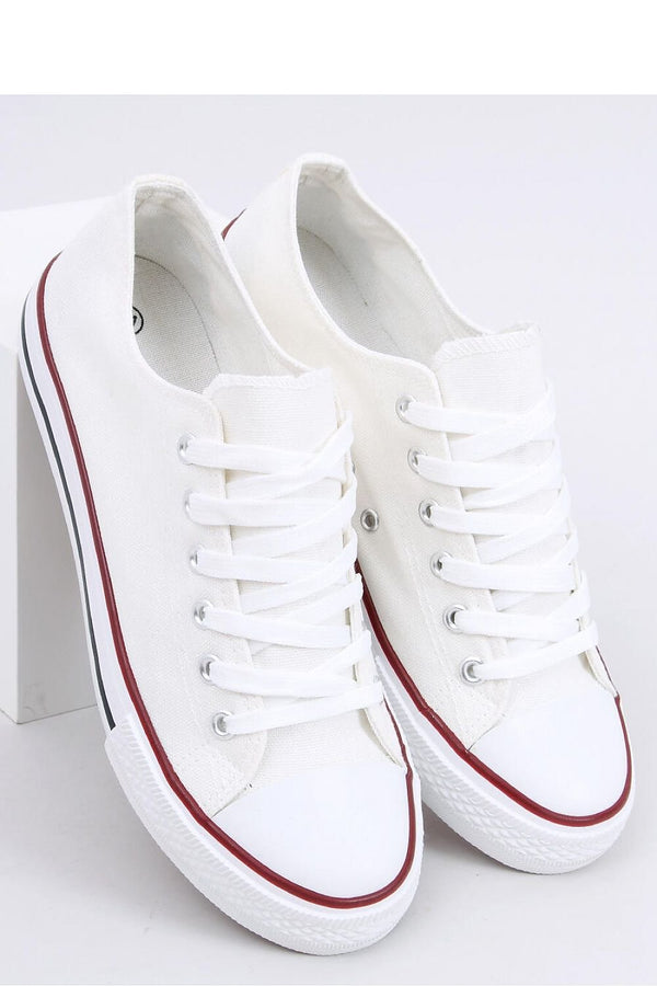 Women's Sneakers on Rubber Sole with Piping in Trendy Colors