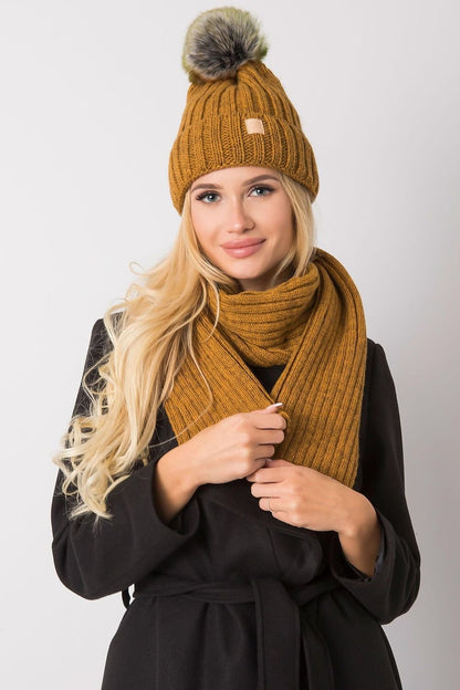 Ensemble bonnet et écharpe d'hiver pour temps froid