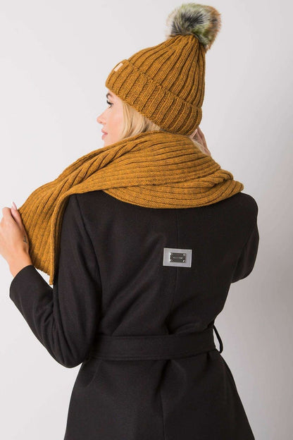 Ensemble bonnet et écharpe d'hiver pour temps froid