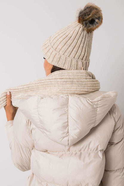 Ensemble bonnet et écharpe d'hiver pour temps froid