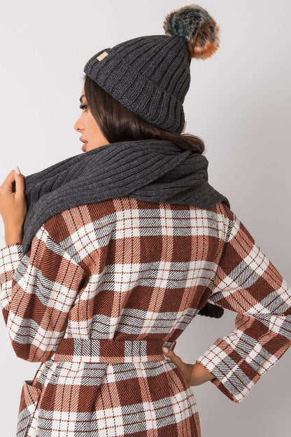 Ensemble bonnet et écharpe d'hiver pour temps froid