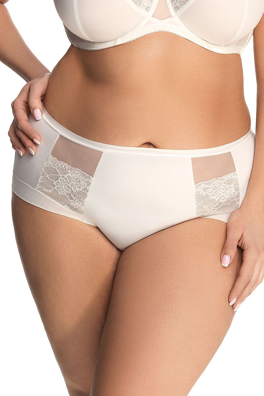 Elegant Women's Panties with Lace Inserts