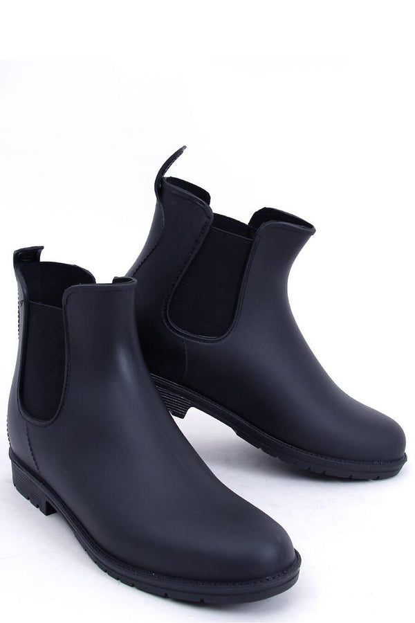Women's Wellington Boots with Rubber Insert and Matte Finish