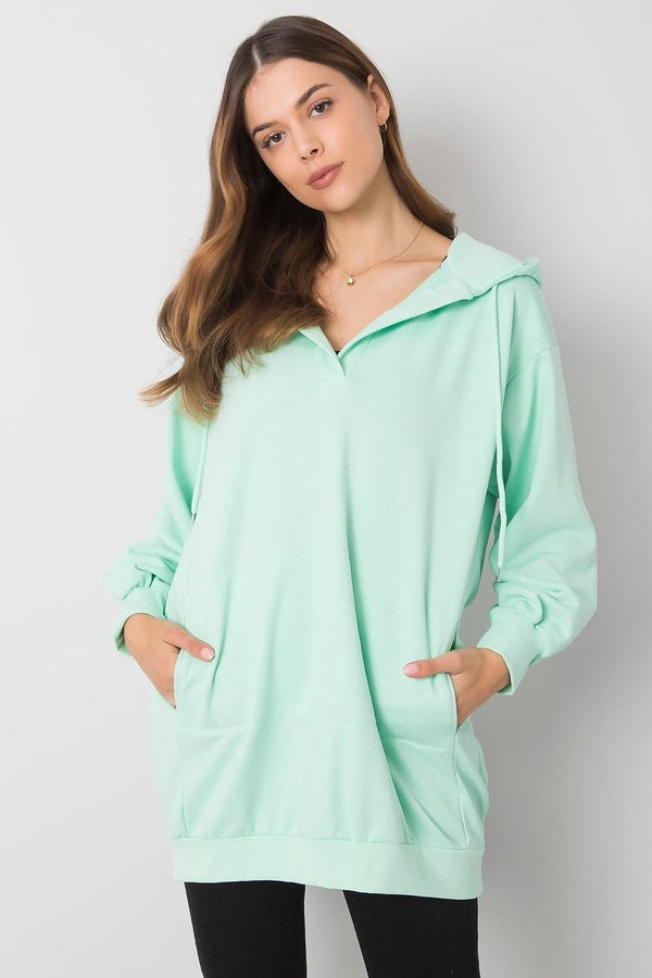 Extended Cut Women's Hoodie with Kangaroo Pocket