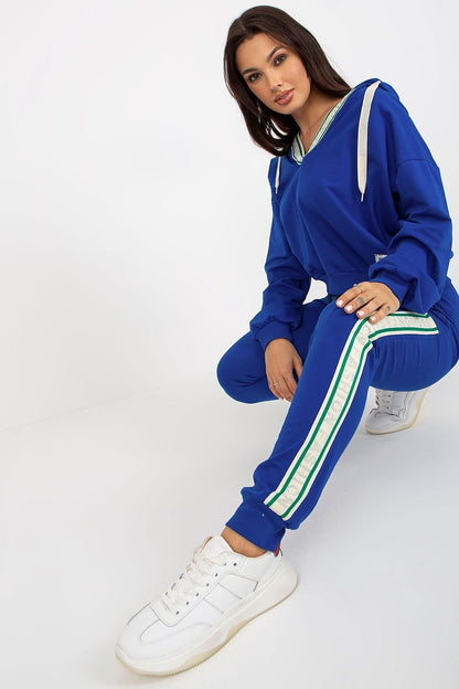 Sweatshirt Set with Hood and Pants