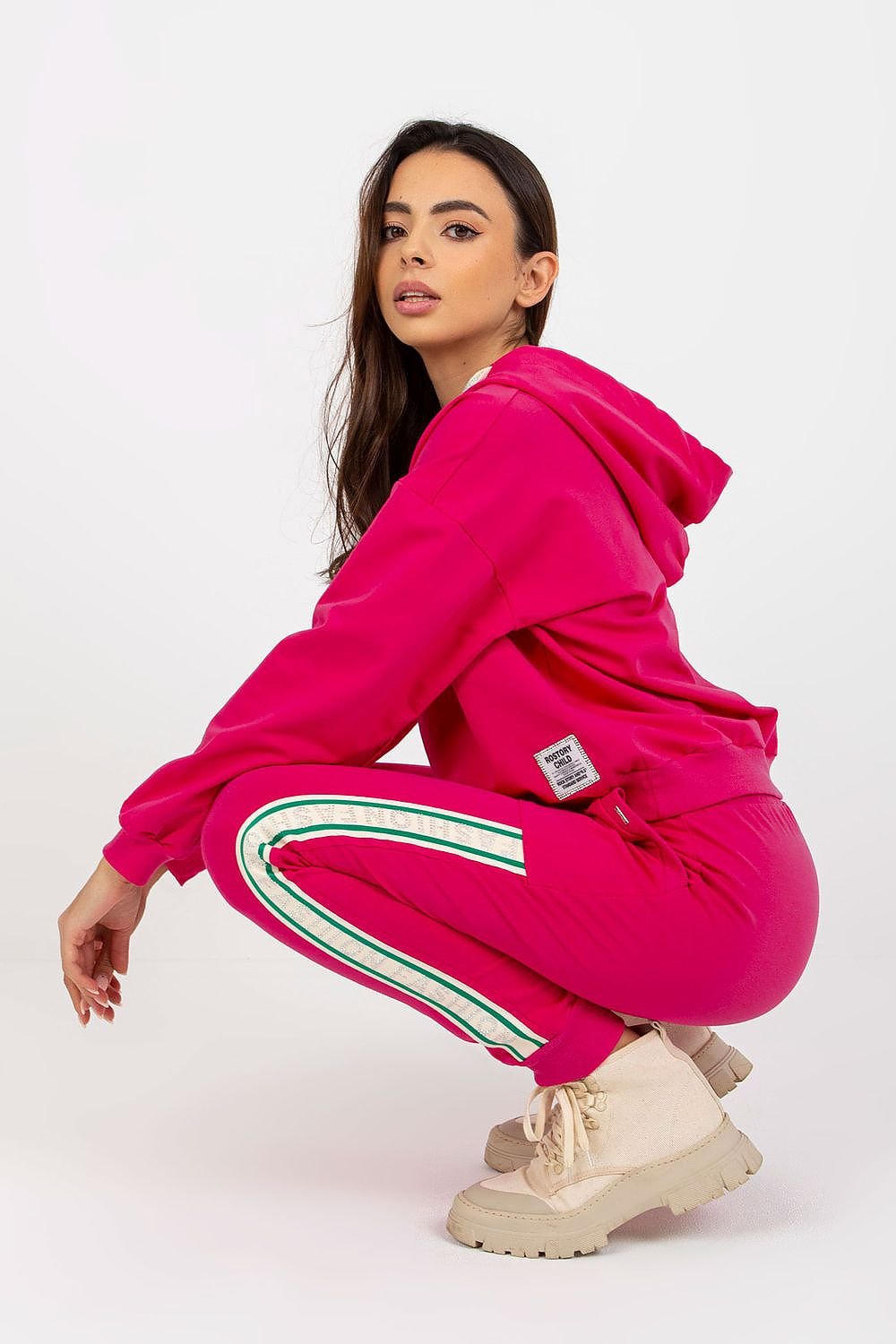 Sweatshirt Set with Hood and Pants