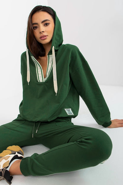 Sweatshirt Set with Hood and Pants