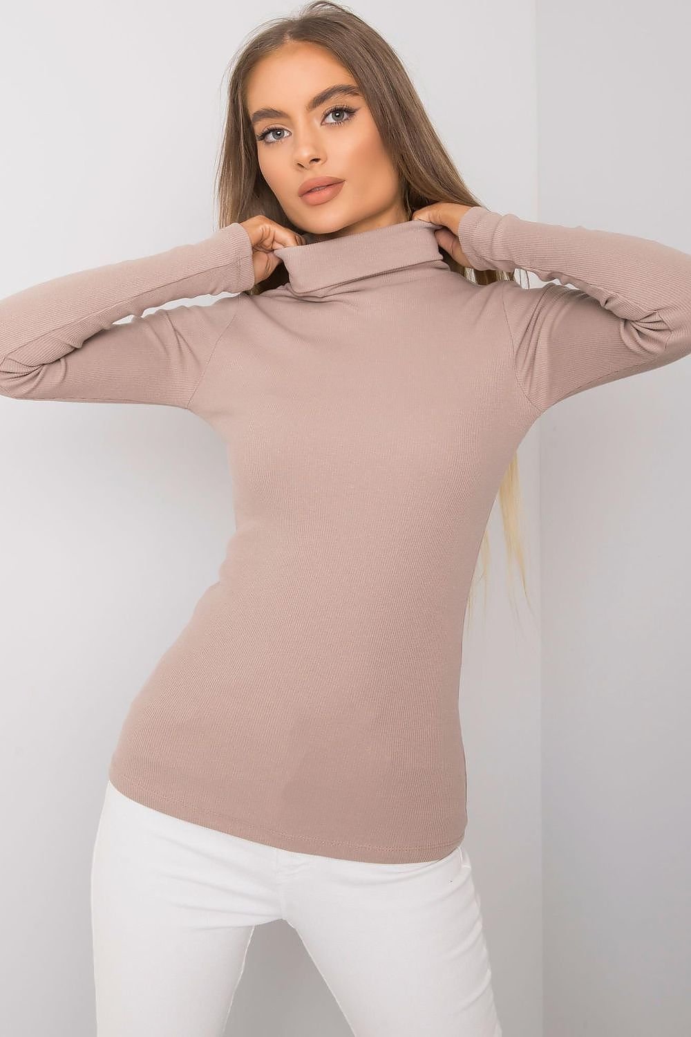 Versatile and Stylish Fitted Turtleneck Sweater