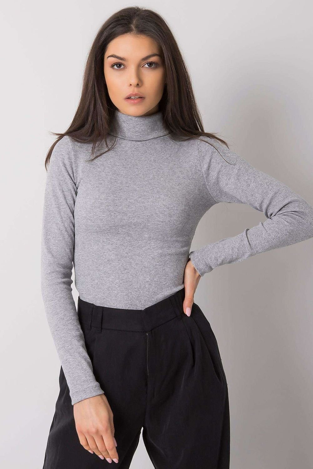 Versatile and Stylish Fitted Turtleneck Sweater