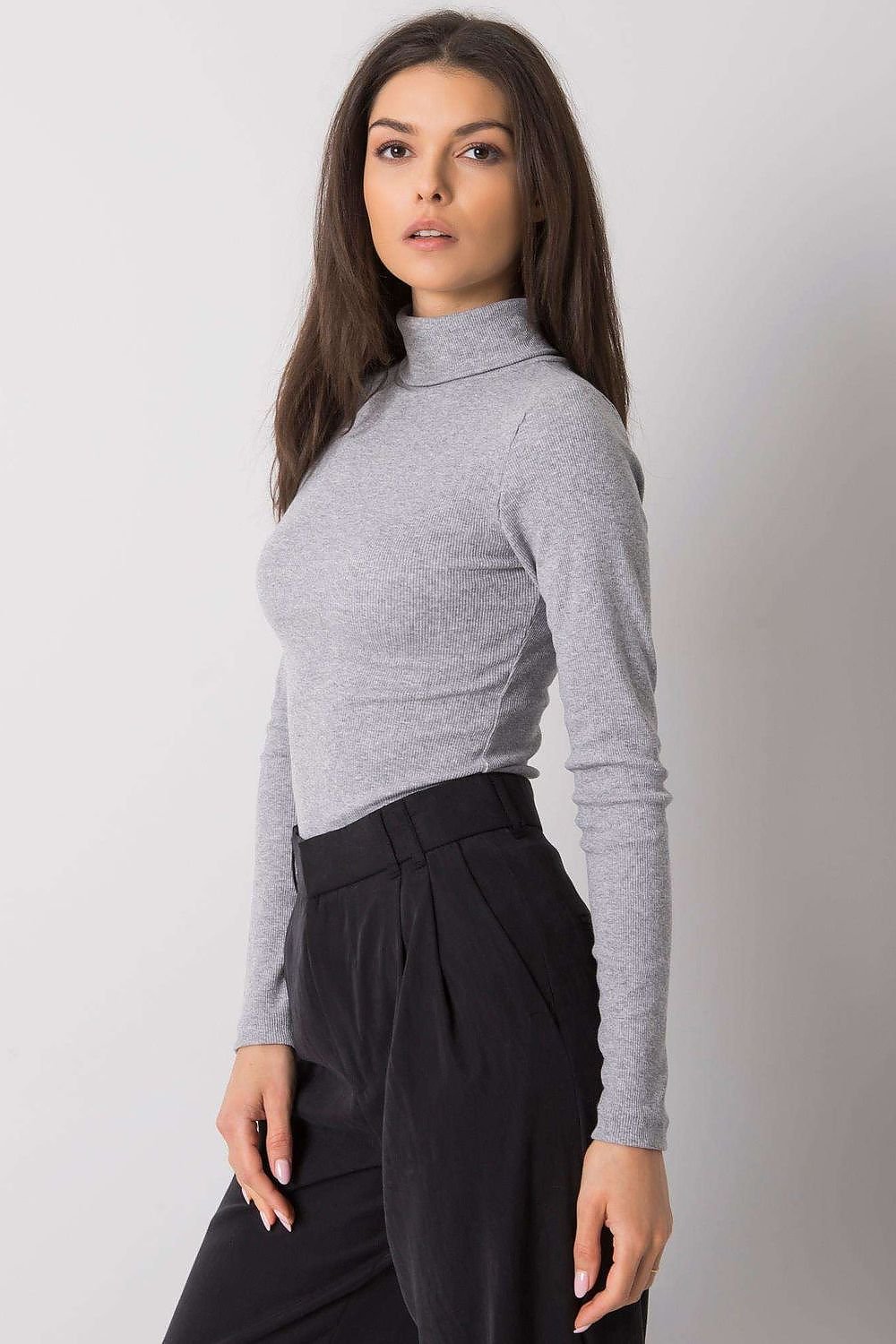 Versatile and Stylish Fitted Turtleneck Sweater