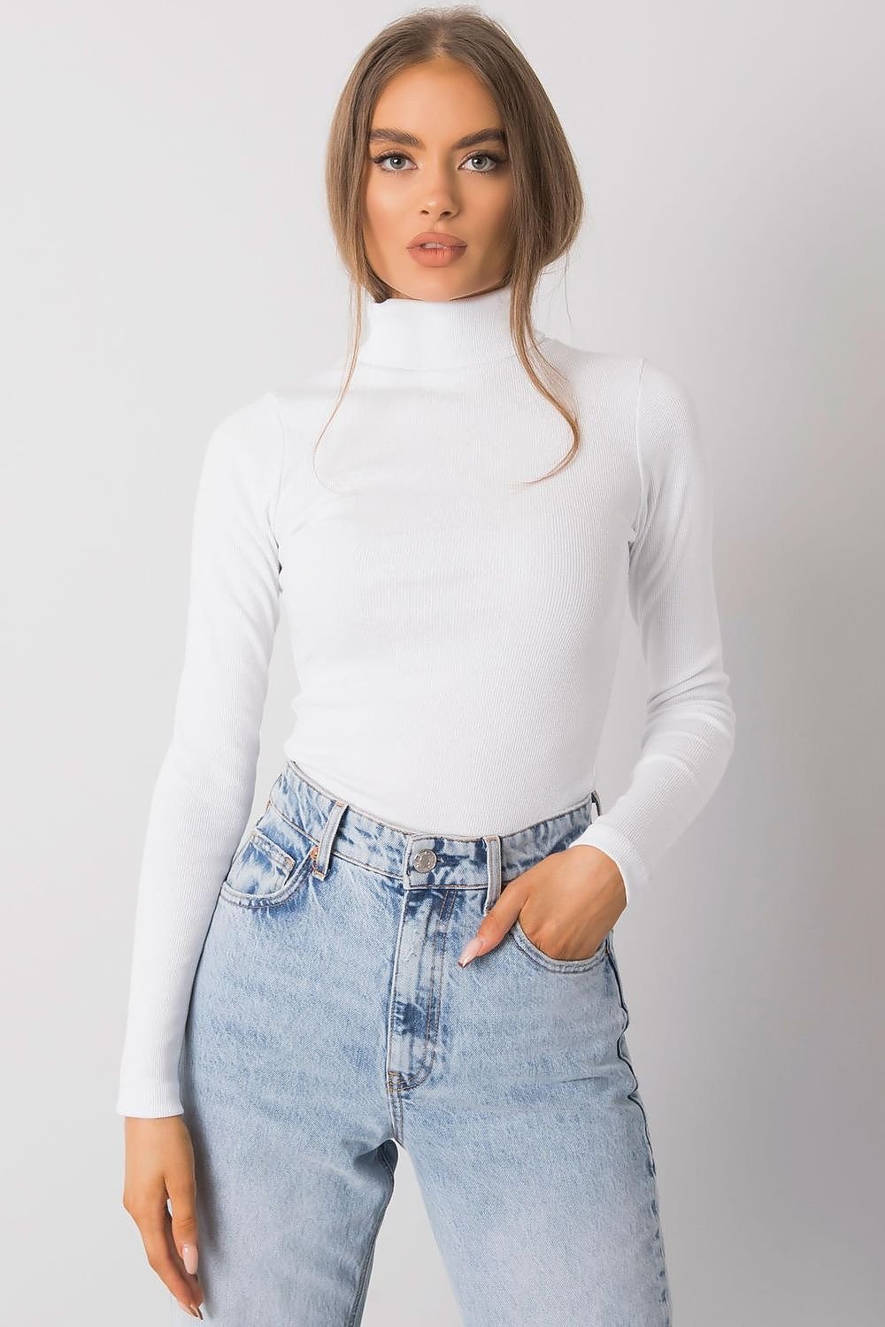 Versatile and Stylish Fitted Turtleneck Sweater