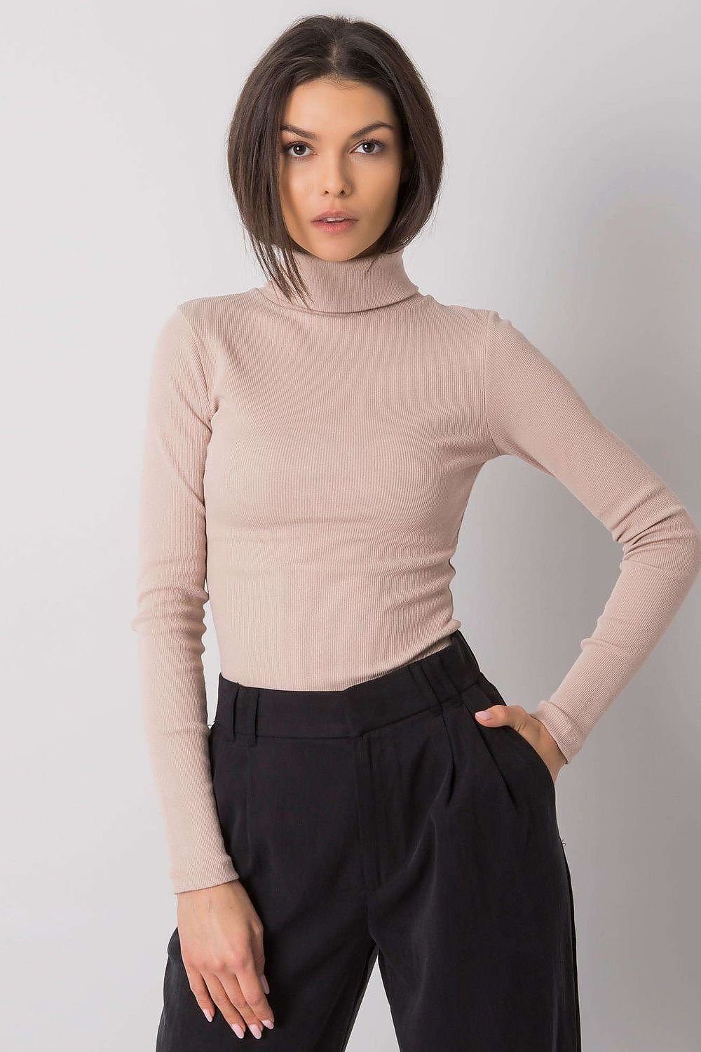 Versatile and Stylish Fitted Turtleneck Sweater