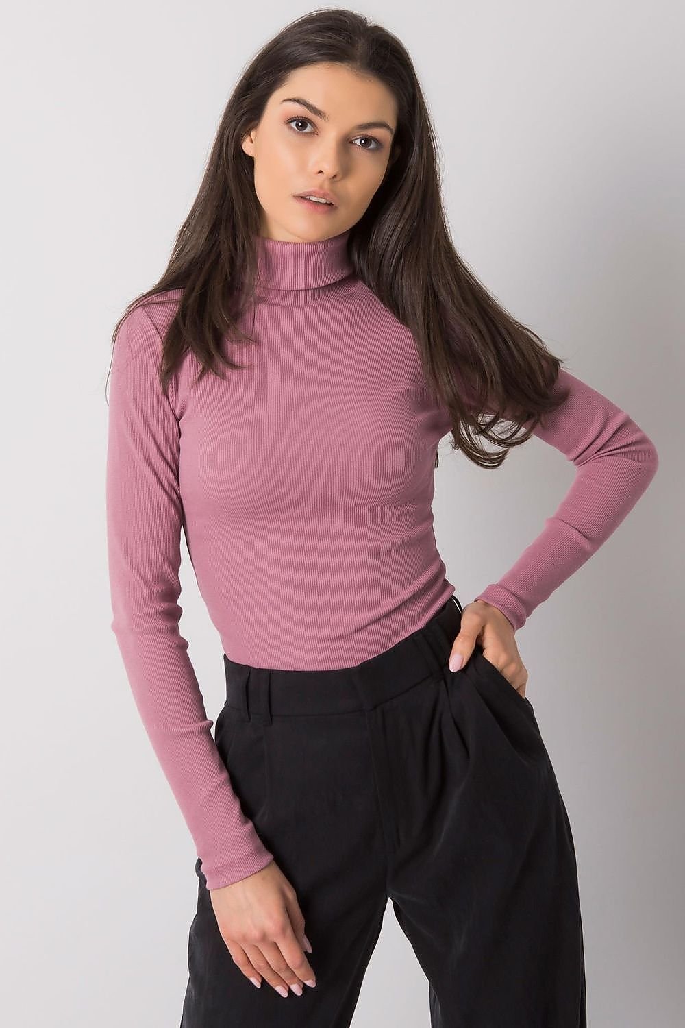 Versatile and Stylish Fitted Turtleneck Sweater