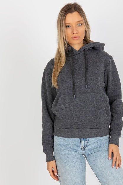 Women's Hoodie with Long Sleeves and Kangaroo Pocket