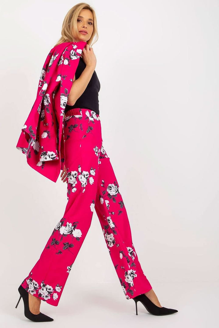 Wide-Leg High-Waisted Pants with Pockets - Ludowika 