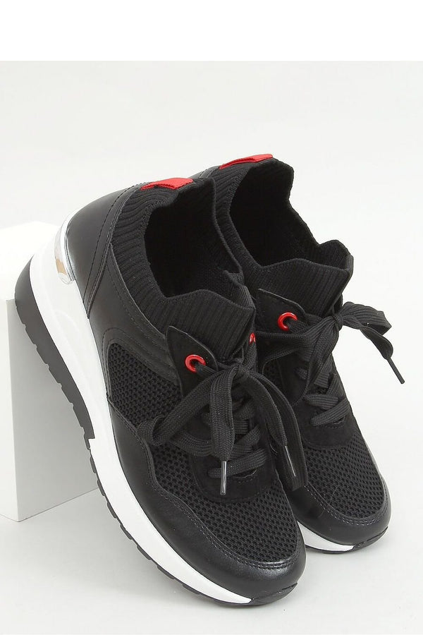 Women's Lace-Up Sports Sneakers with High Sole