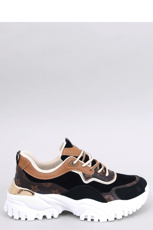 Women's Sneakers with Wedge, Ecological Leather, and Suede