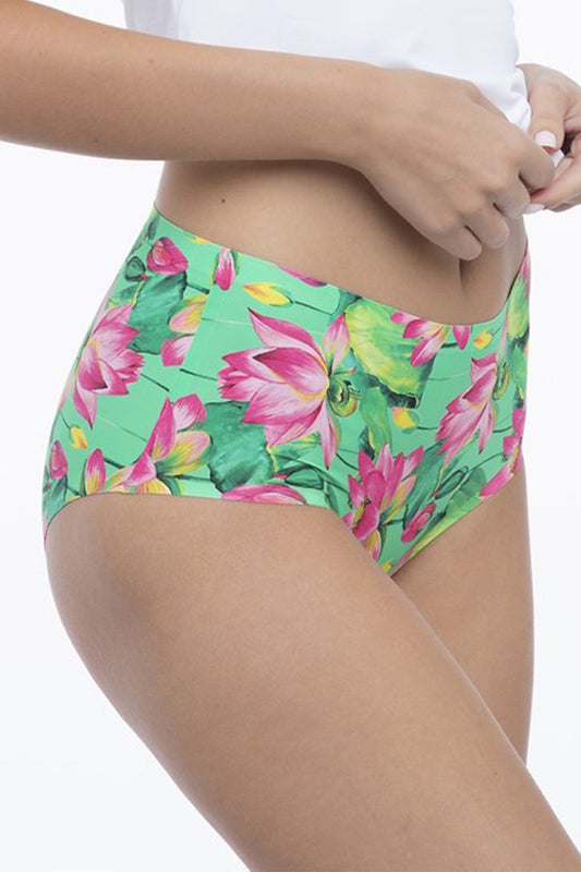 Lotus Maxi High-Waisted Panties – Energizing and Elegant Comfort