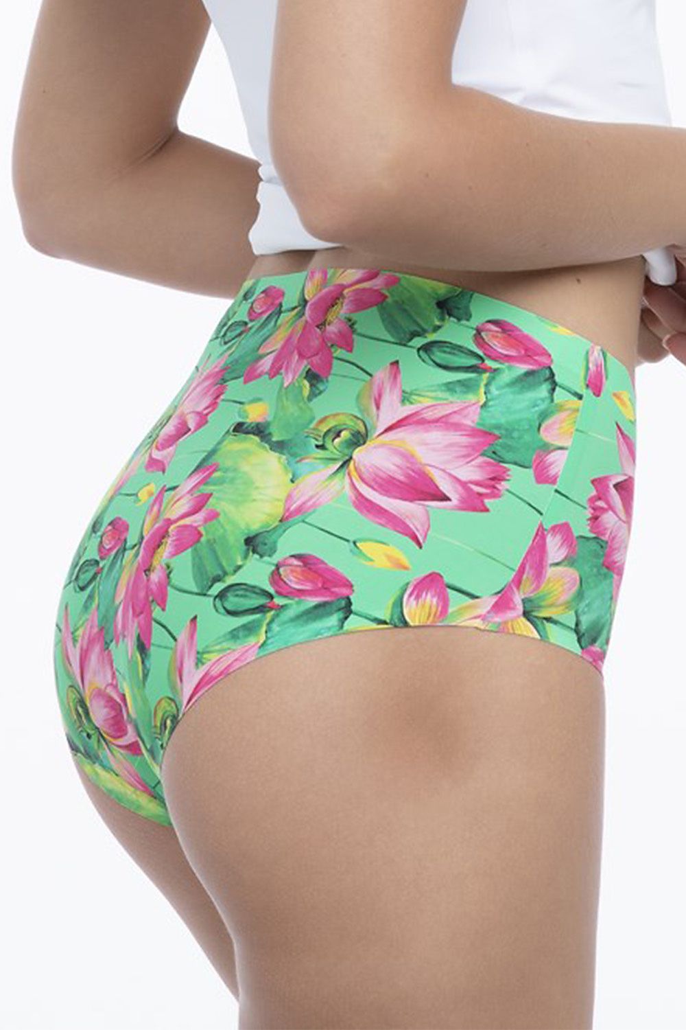 Lotus Maxi High-Waisted Panties – Energizing and Elegant Comfort