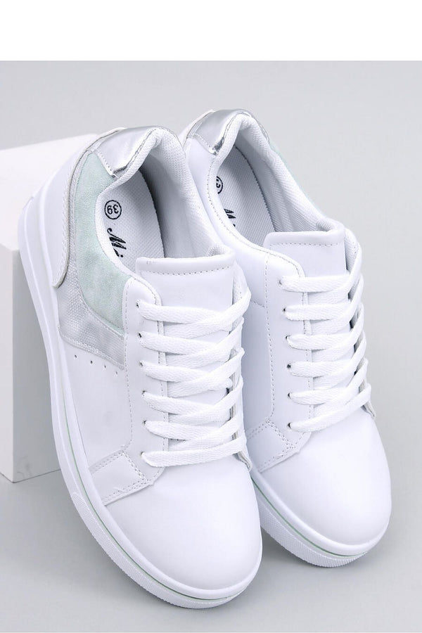 Two-Tone Women's Sneakers with High Sole