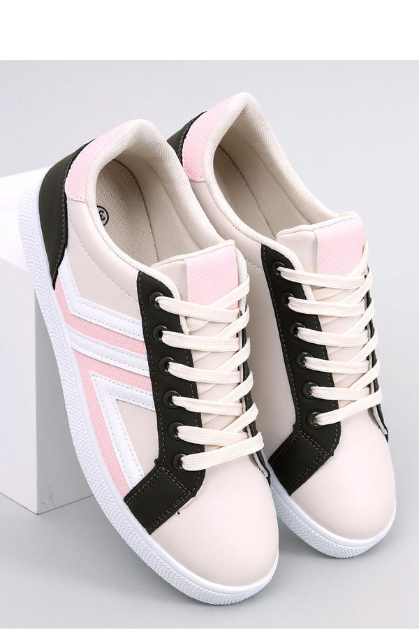 Women's Lace-Up Sneakers in Bold Multicolor