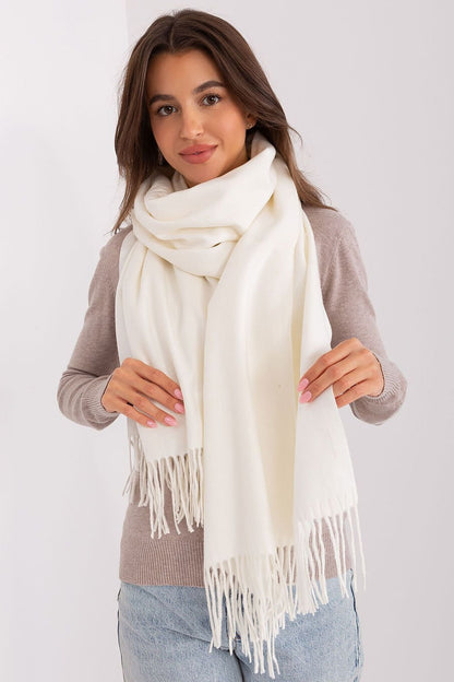 Warm Long Scarf with Decorative Tassels for Winter