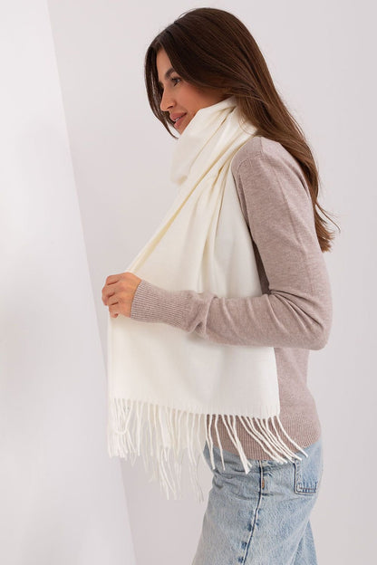 Warm Long Scarf with Decorative Tassels for Winter