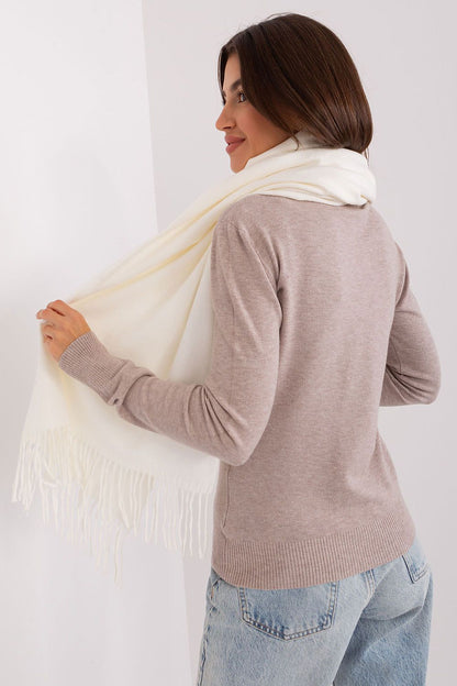 Warm Long Scarf with Decorative Tassels for Winter