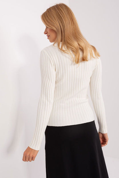 Timeless Women's Sweater with Ribbed Texture