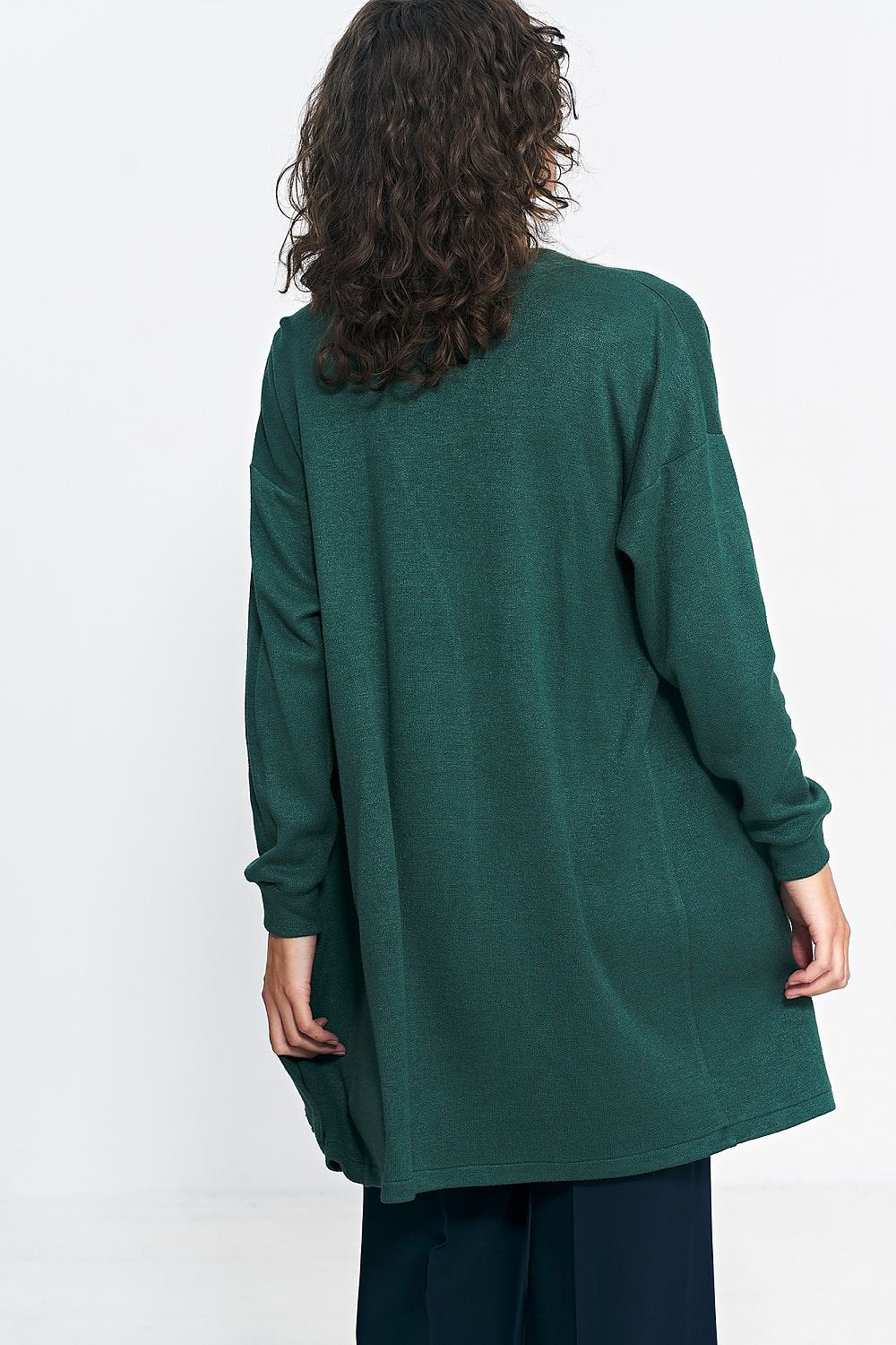 Soft Knit Green Cardigan – Comfortable & Versatile Weekend Outerwear - Ludowika 