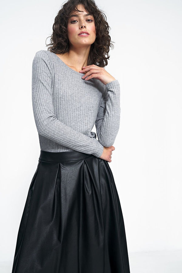 Classic Autumn Toned Basic Blouse for Office and Casual Wear