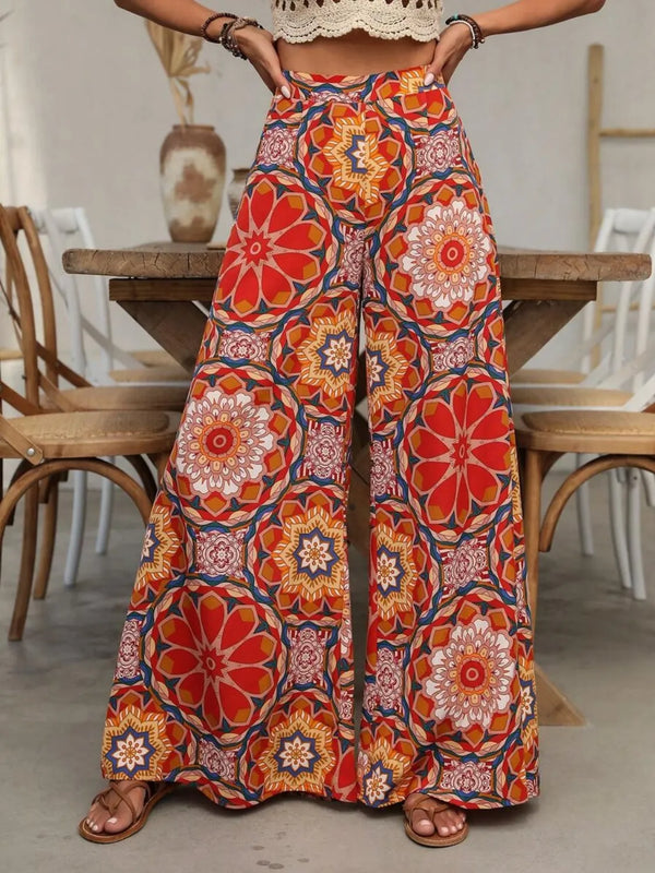 Ludowika Printed Wide Leg Pants